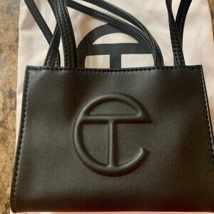 Telfar Black Small Shopping Bag
